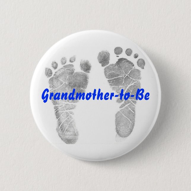 Grandmother-to-Be 6 Cm Round Badge (Front)