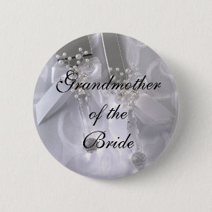Grandmotherof theBride 6 Cm Round Badge