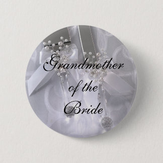 Grandmotherof theBride 6 Cm Round Badge