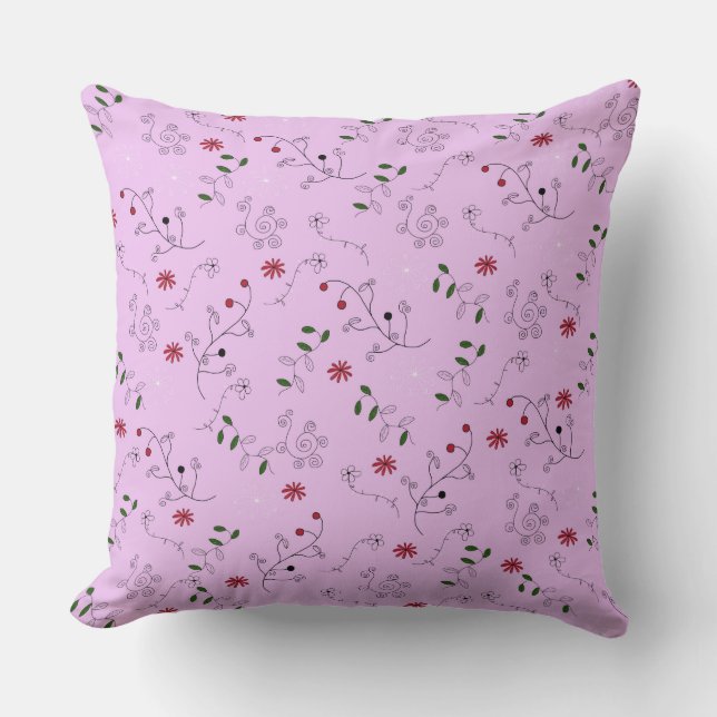 Grandmother's Flower Garden Pattern  Cushion (Front)