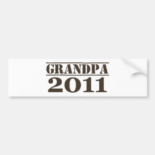 Grandpa 2011 bumper sticker