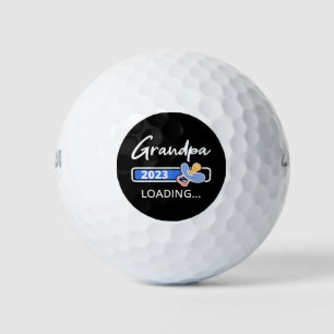 Grandpa 2023 Loading I - Promoted To Grandfather Golf Balls