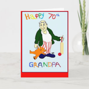 GRANDPA 70TH BIRTHDAY CARD