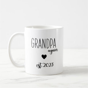 Grandpa Again 2023, Promoted To Grandpa Again 2023 Coffee Mug