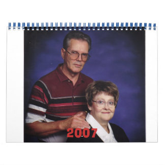 Grandpa and Grandma, 2007 Calendar