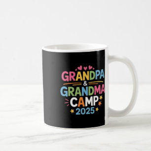 Grandpa And Grandma Camp 2025 Family Vacation Summ Coffee Mug
