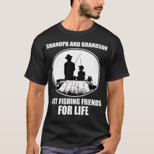 Grandpa and Grandson  Best Fishing Friends For T-Shirt