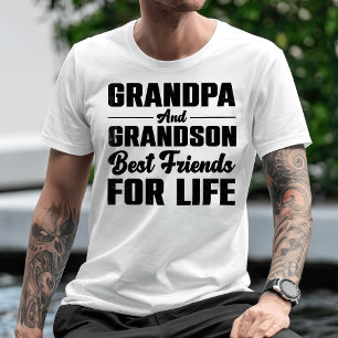 Grandpa And Grandson Best Friends For Life T-Shirt