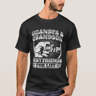 Grandpa And Grandson Gift Family Grandad Fist Bump T-Shirt