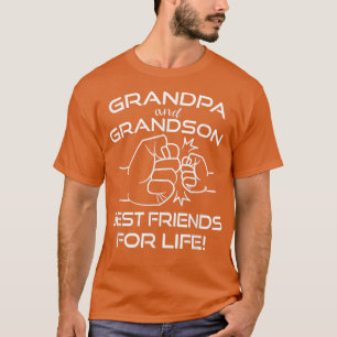 Grandpa and Grandson Matching Fist Bump Best Frien T-Shirt
