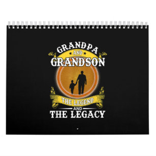 Grandpa And Grandson The Legend And The Legacy Calendar