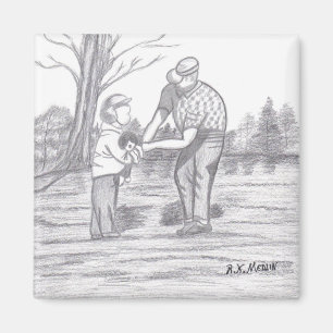 Grandpa And I Magnet