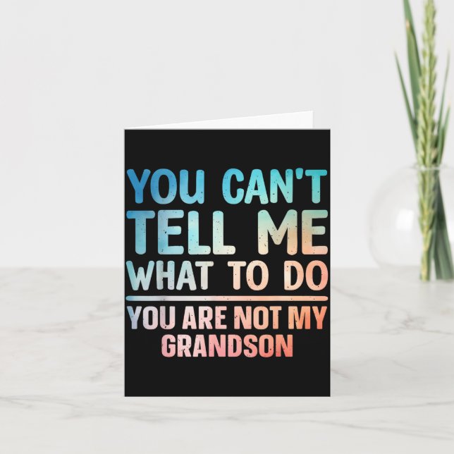 Grandpa Art For Grandfather Papa Pa From Grandkids Card (Front)