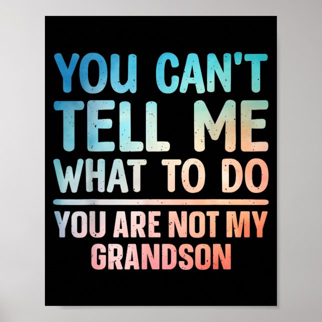 Grandpa Art For Grandfather Papa Pa From Grandkids Poster (Front)