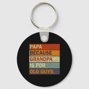 Grandpa Art For Men Grandfather Papa Parent Father Key Ring