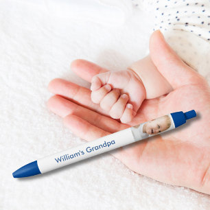 Grandpa Baby's Photo Personalized    Black Ink Pen