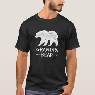 Grandpa Bear Funny Father S Day Family Design For T-Shirt