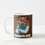 Grandpa Bear Grandfather Granddaughter Grandson Coffee Mug<br><div class="desc">Grandpa Bear Grandfather Granddaughter Grandson Twins Gift. Perfect gift for your dad,  mum,  papa,  men,  women,  friend and family members on Thanksgiving Day,  Christmas Day,  Mothers Day,  Fathers Day,  4th of July,  1776 Independant day,  Veterans Day,  Halloween Day,  Patrick's Day</div>