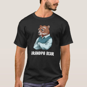 Grandpa Bear Grandfather Granddaughter Grandson O T-Shirt