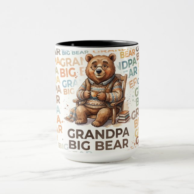 Grandpa Big Bear majestic design Mug (Center)