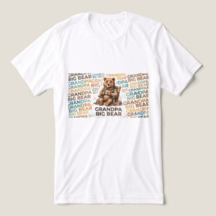 Grandpa Big Bear majestic design Tri-Blend Shirt