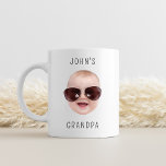 Grandpa Birthday, Baby Face Dady Gift, Custom Face Coffee Mug<br><div class="desc">Grandpa Birthday,  Baby Face Dady Gift,  Custom Face Mug</div>