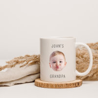 Grandpa Birthday, Baby Face Dady Gift, Custom Face