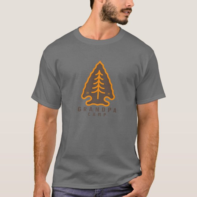 Grandpa Camp 2022 T-Shirt (Front)
