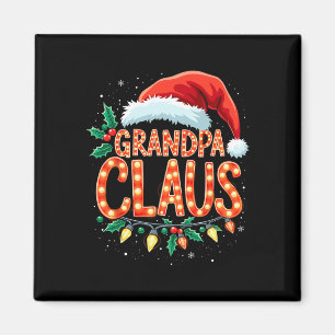 Grandpa Christmas Festive Holiday Magnet