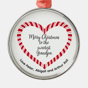 Grandpa Christmas Tree Sweetest Metal Tree Decoration