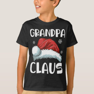Grandpa Claus Christmas Pajama Family Matching Xma T-Shirt
