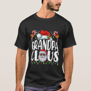Grandpa Claus Christmas Santa Matching Family Xmas T-Shirt