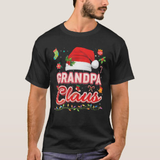 Grandpa Claus Matching Family Christmas Santa Paja T-Shirt