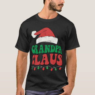 Grandpa Claus Santa Christmas Lights Family Matchi T-Shirt