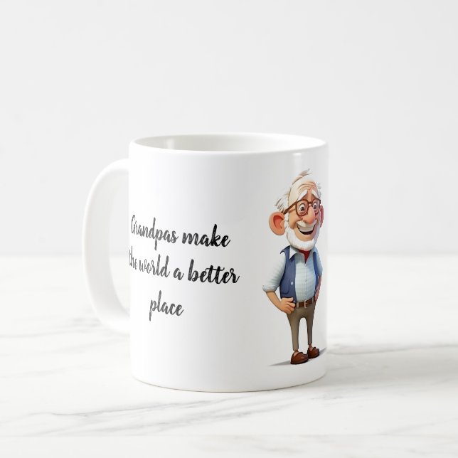 Grandpa Coffee Mug (Front Left)