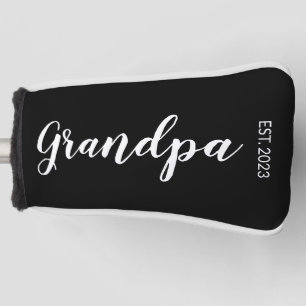Grandpa Customisable Established Year Golf Head Cover
