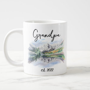 Grandpa Date - First time Grandpa Large Coffee Mug