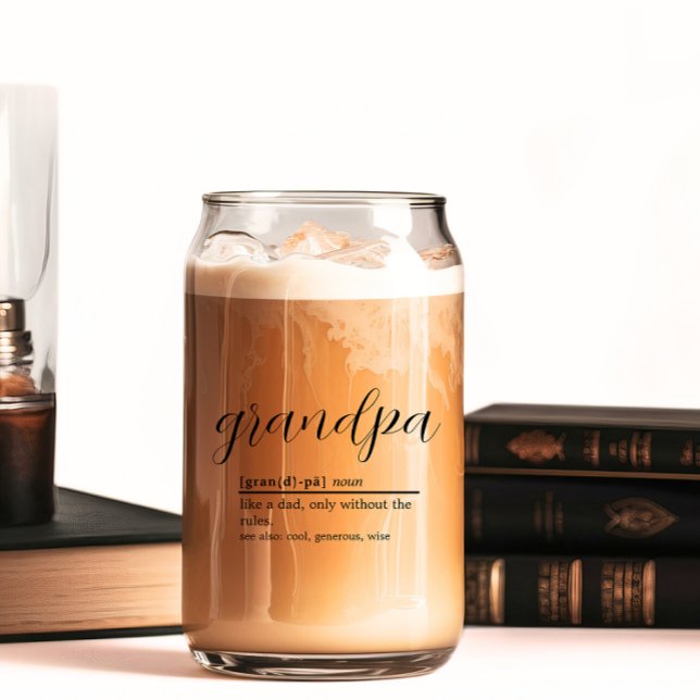 Grandpa Definition Beer Can Glass (Creator Uploaded)