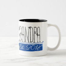 Grandpa Est 2018 Gift Mug