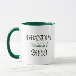 Grandpa Est. 2018 Gift Mug