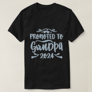 grandpa est 2024, Promoted To Grandpa Est. 2024 T-Shirt