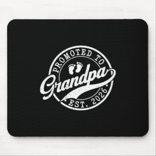 Grandpa Est 2026 Announcement Promoted To Grandpa Mouse Mat