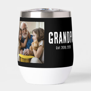 Grandpa Est. White script photo