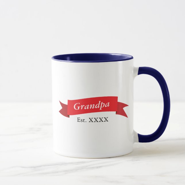 Grandpa Est. XXXX Mug (Right)