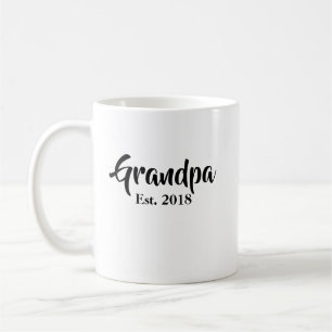 Grandpa Established 2018 Mug