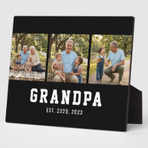 Grandpa Established Bold Modern Black 3 Photo