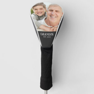 Grandpa Established Photo Golf Head Cover
