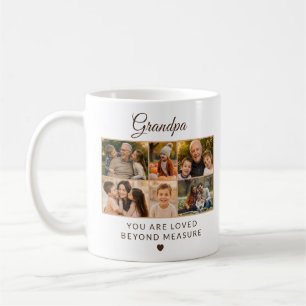 Grandpa Father's Day 6 Family Photo  Coffee Mug