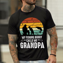 Grandpa Fishing Buddy Shirt, Hoodie, Fishing Gift 