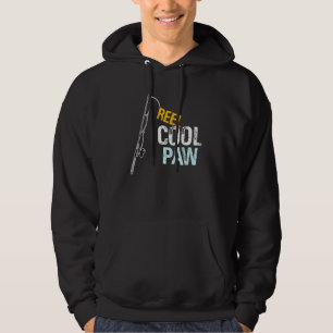 Grandpa  From Granddaughter Grandson Reel Cool Paw Hoodie